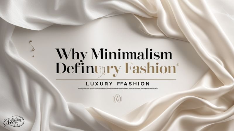 Why Minimalism Defines Luxury Fashion