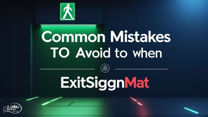 Common Mistakes to Avoid When Choosing Exitsignmat
