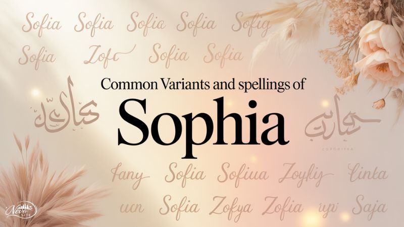 Common Variants and Spellings of Sophia