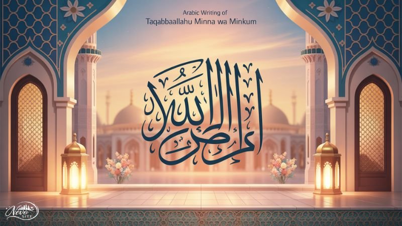 Arabic Writing of Taqabbalallahu Minna Wa Minkum