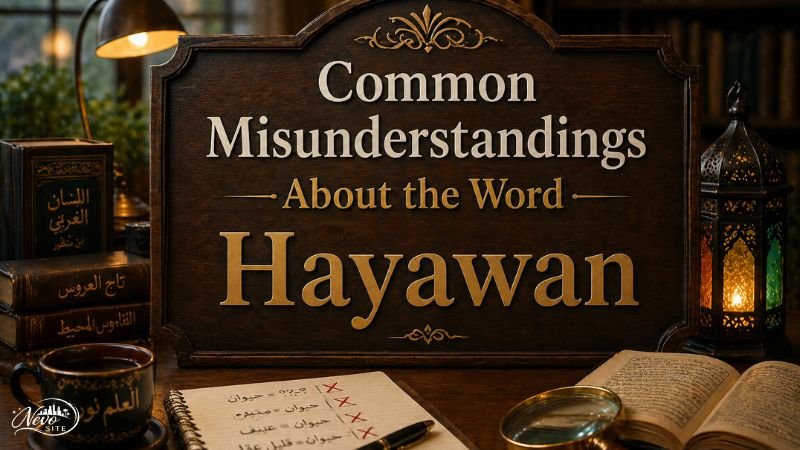 Common Misunderstandings About the Word Hayawan