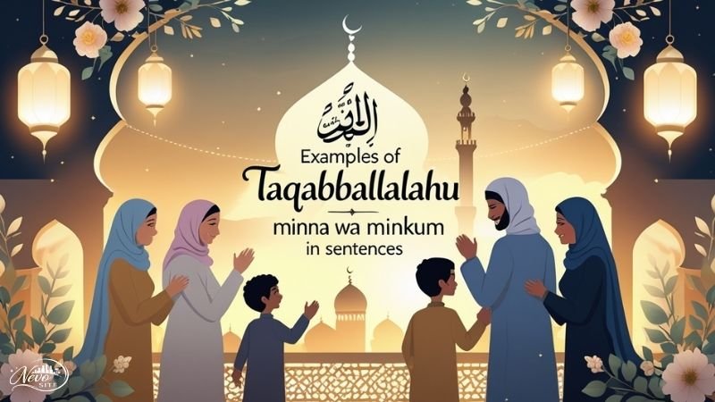 Examples of Taqabbalallahu Minna Wa Minkum in Sentences