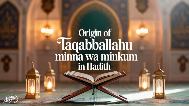 Origin of Taqabbalallahu Minna Wa Minkum in Hadith