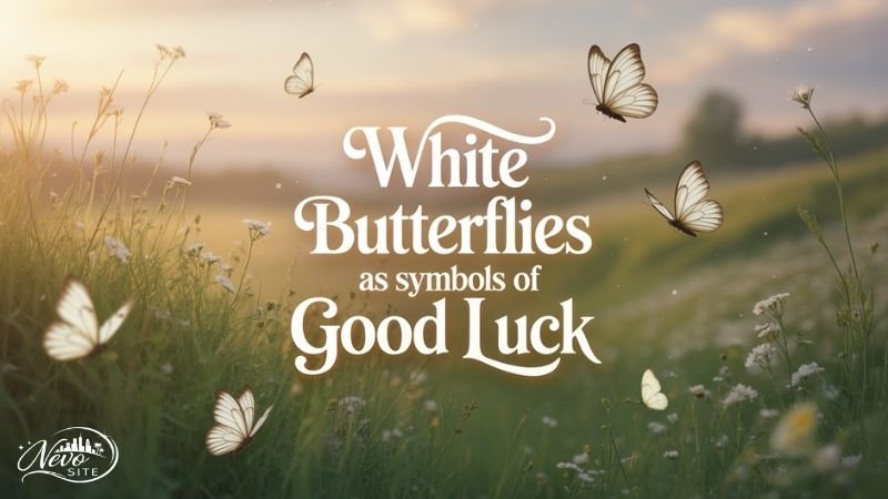 White Butterflies as Symbols of Good Luck