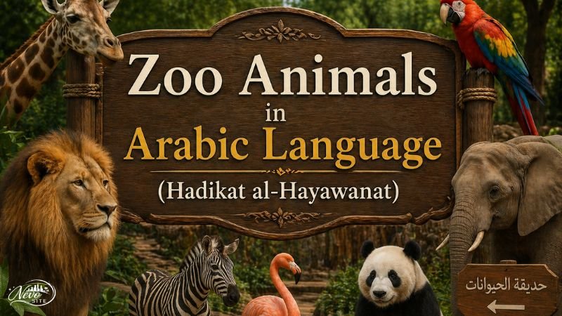 Zoo Animals in Arabic Language (Hadikat al-Hayawanat)