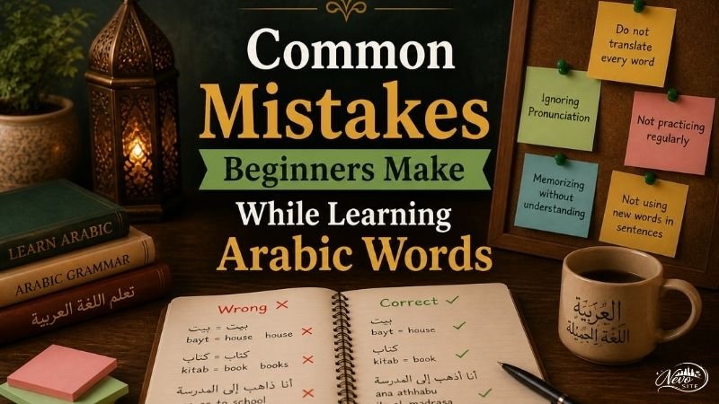 Common Mistakes Beginners Make While Learning Arabic Words