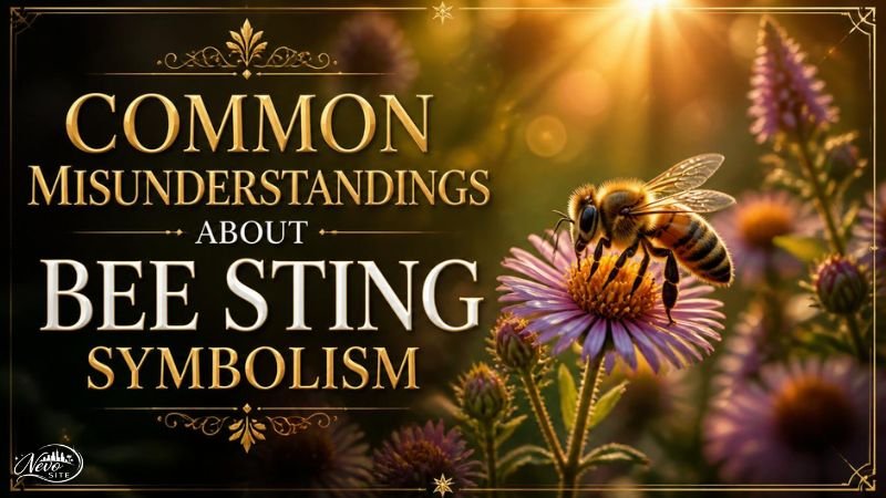 Common Misunderstandings About Bee Sting Symbolism