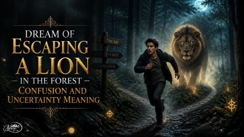 Dream of Escaping a Lion in the Forest – Confusion and Uncertainty Meaning