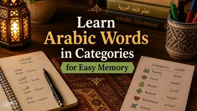 Learn Arabic Words in Categories for Easy Memory