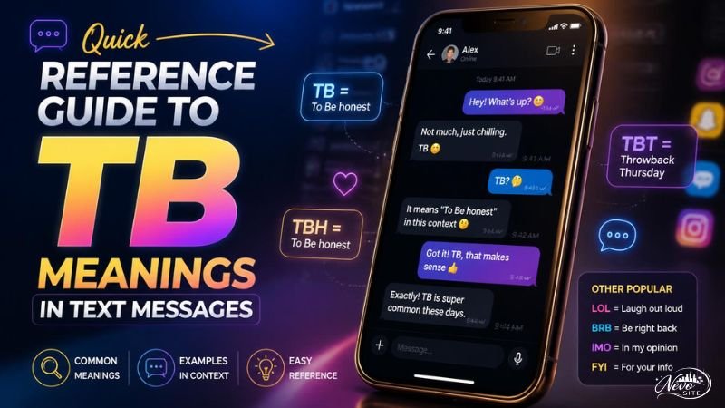 Quick Reference Guide to TB Meanings in Text Messages