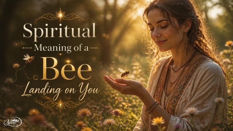 Spiritual Meaning of a Bee Landing on You