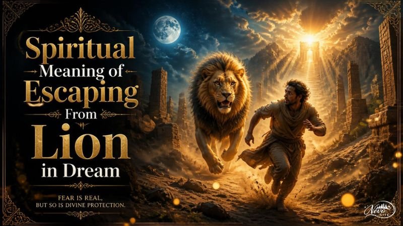 Spiritual Meaning of Escaping From Lion in Dream