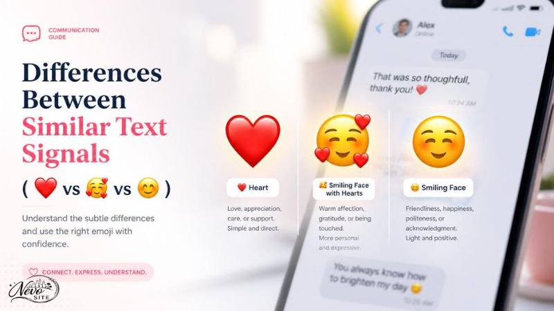 Differences Between Similar Text Signals (❤️ vs 🥰 vs 😊)