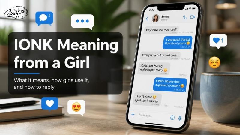 IONK Meaning from a Girl