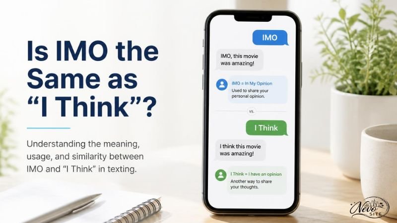Is IMO the Same as “I Think”?