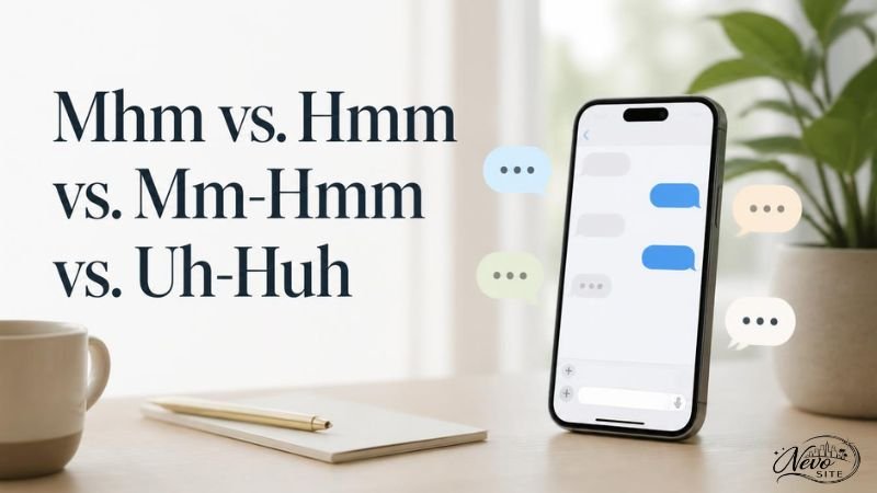 Mhm vs. Hmm vs. Mm-Hmm vs. Uh-Huh