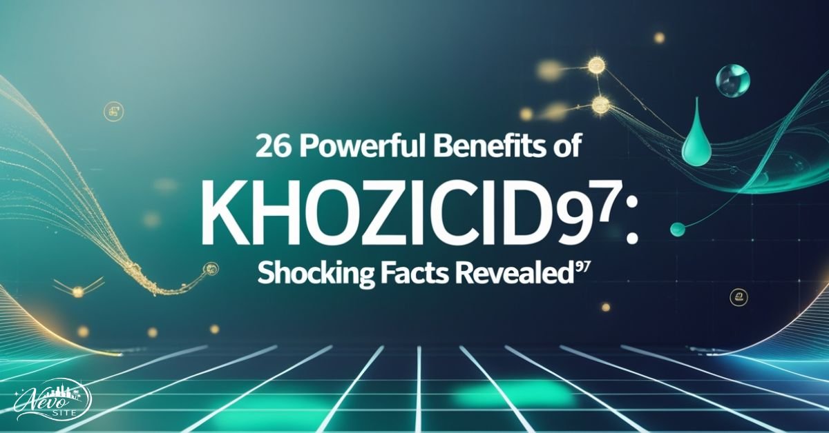 26 Powerful Benefits of Khozicid97 Shocking Facts Revealed