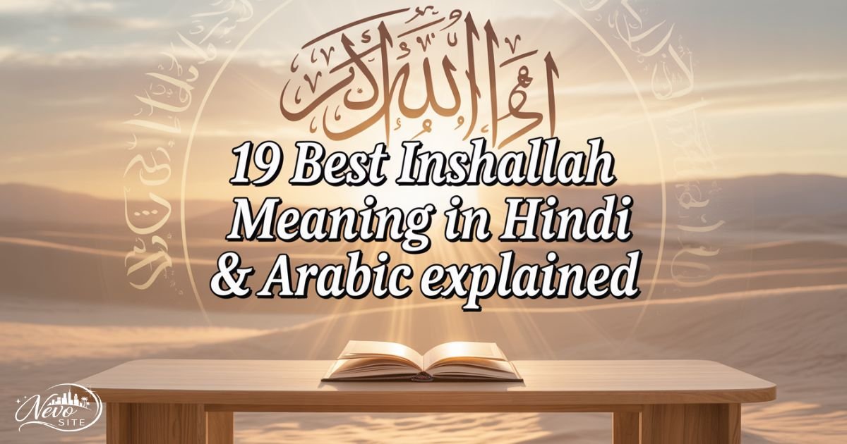 19 Best Inshallah Meaning in Hindi & Arabic Explained