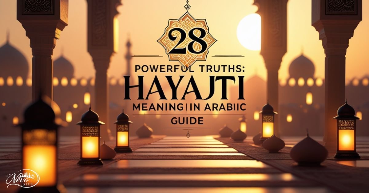 28 Powerful Truths: Hayati Meaning in Arabic Guide