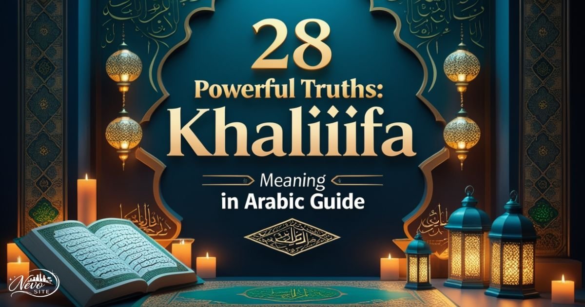 28 Powerful Truths Khalifa Meaning in Arabic Guide