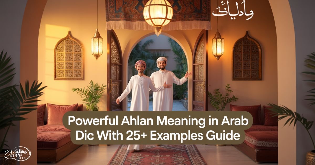 Powerful Ahlan Meaning in Arabic With 25+ Examples Guide