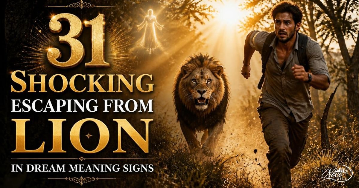 31 Shocking Escaping From Lion in Dream Meaning Signs