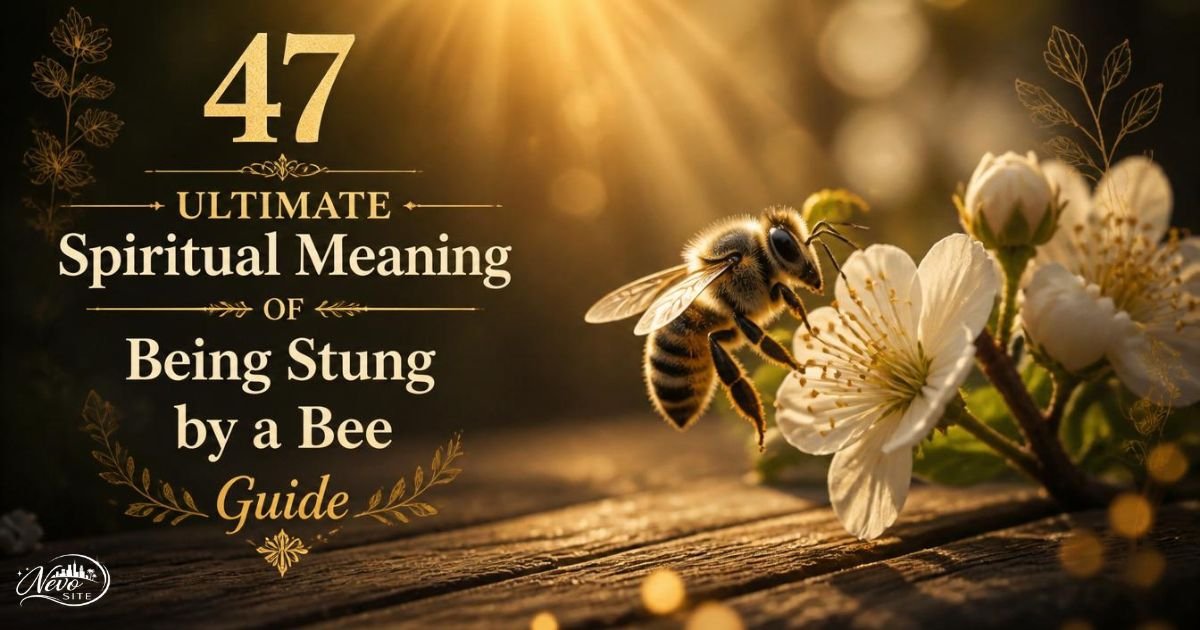 47 Ultimate Spiritual Meaning of Being Stung by a Bee Guide