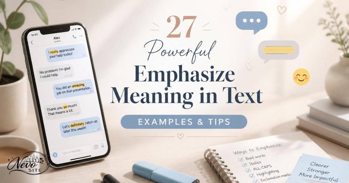27 Powerful Emphasize Meaning in Text Examples & Tips